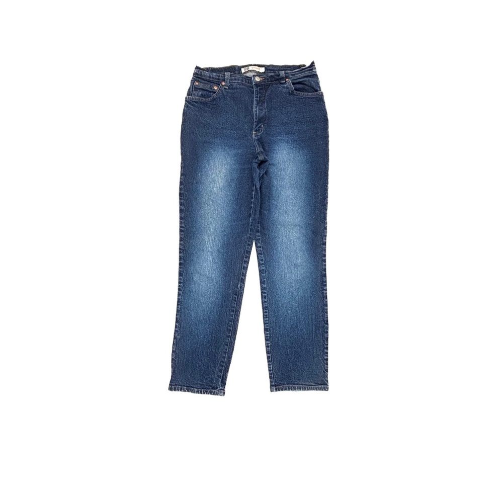 Faded‎ Glory Straight Leg Women's size 14 Dark Wash Blue Denim jeans